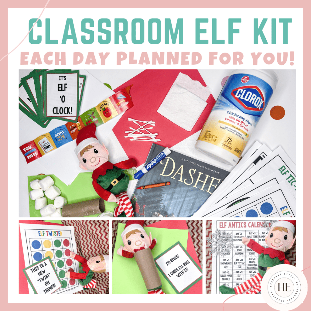 Easy Classroom Elf on the Shelf Ideas for Elementary Students - Just ...