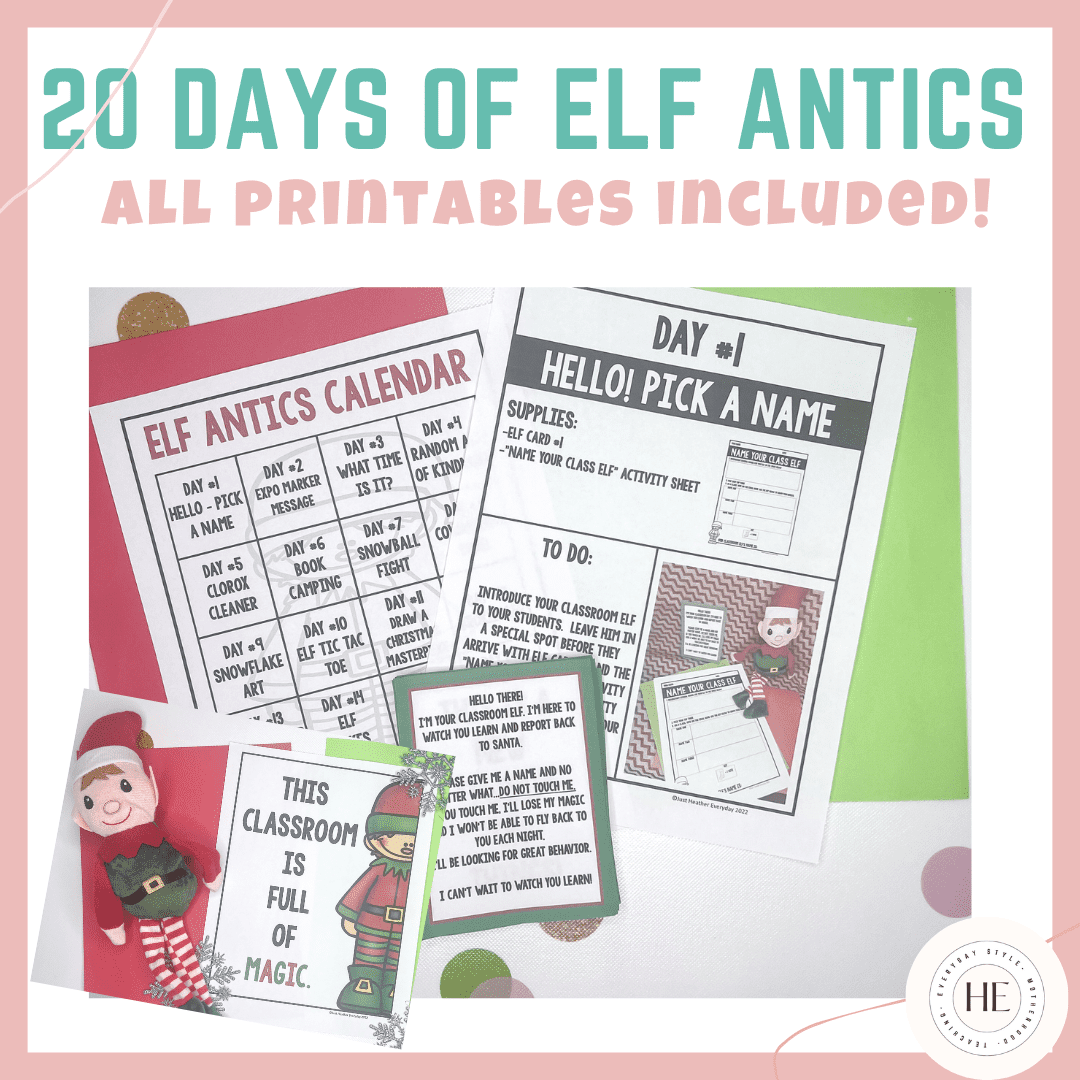 Everything You Need to Rock Your Classroom Elf this December - Just ...